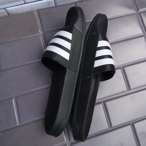 SIZE 12. ADIDAS Men\'s Adilette Cloudfoam Slides - Athletic Sandals. main image 5